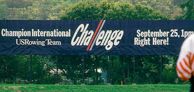 Champion International U.S. Rowing Team Challenge banner
